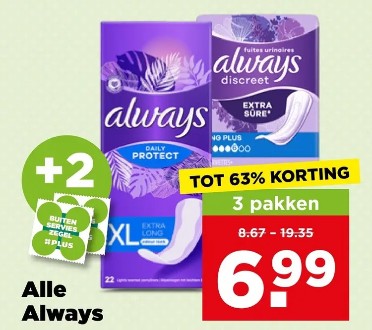 Aanbieding: Always