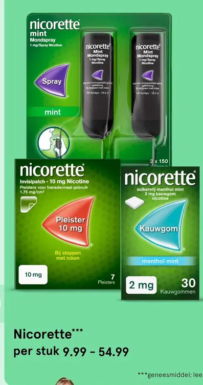 Aanbieding: Nicorette