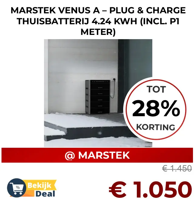 Aanbieding: Venus a - plug & charge thuisbatterij