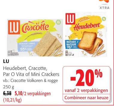 Promotie: Heudebert, Cracotte, Par O Vita of Mini Crackers