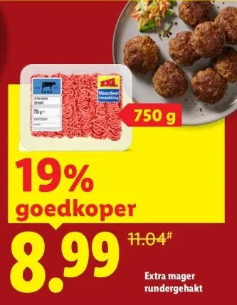 Aanbieding: Extra mager rundergehakt