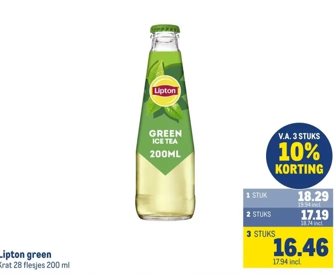 Aanbieding: Green Ice Tea
