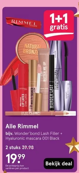 Aanbieding: Alle Rimmel