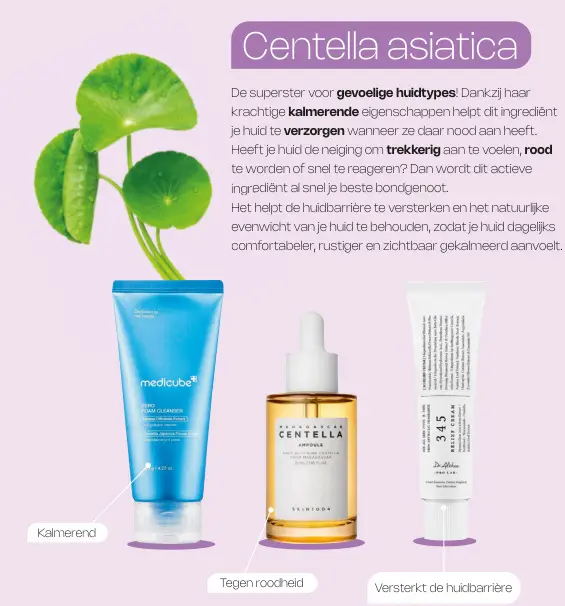 Promotie: Centella asiatica Product Trio