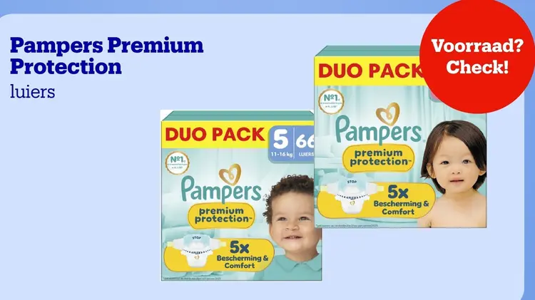 Promotie: Premium Protection luiers