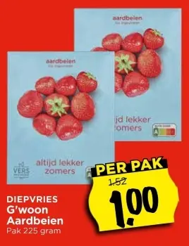 Aanbieding: DIEPVRIES G'woon Aardbeien