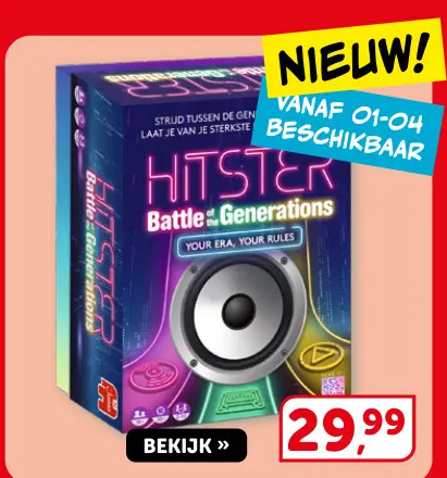 Promotie: HITSTER Battle of the Generations