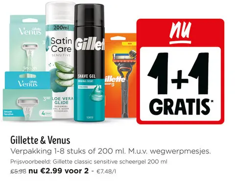 Promotie: Gillette & Venus