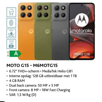 Aanbieding: Moto g15-m6motg15