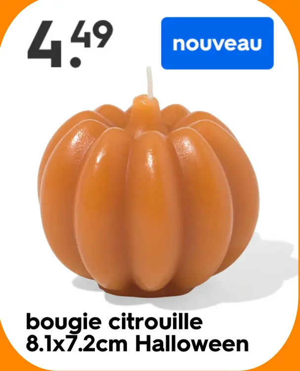 Offre: bougie citrouille