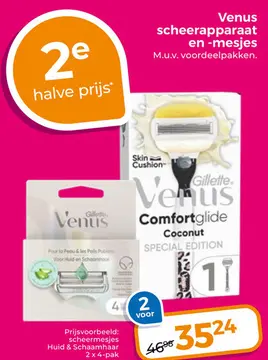 Aanbieding: Venus scheerapparaat en -mesjes
