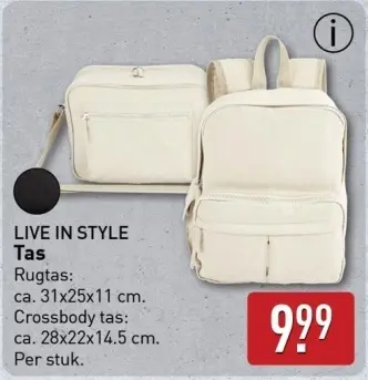 Aanbieding: LIVE IN STYLE Tas