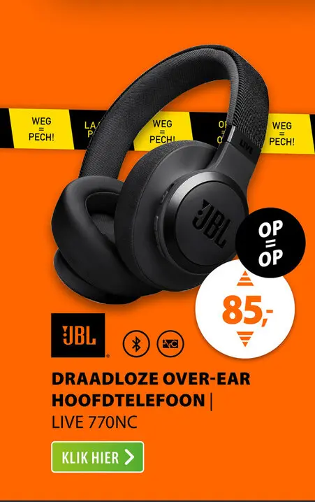 Aanbieding: JBL LIVE 770NC Zwart