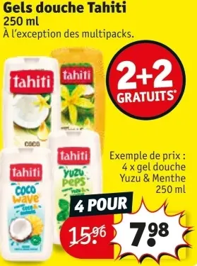 Offre: Gels douche