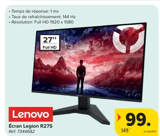 Offre: Écran Legion R27S