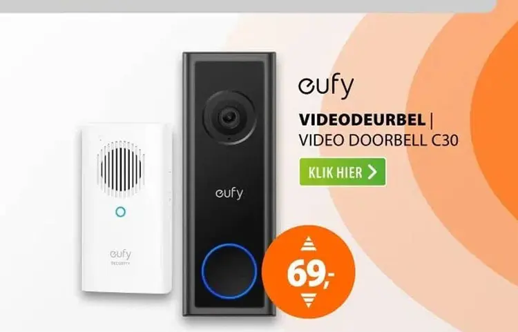 Aanbieding: Video deurbel c30