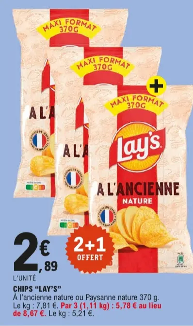 Offre: Chips "Lay's"
