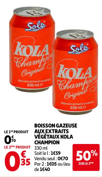 Promotie: Kola champion