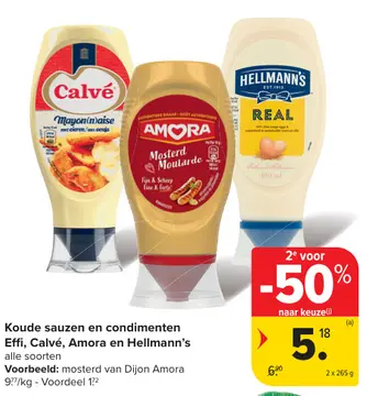 Aanbieding: Koude sauzen en condimenten