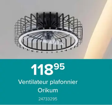 Offre: Ventilateur plafonnier