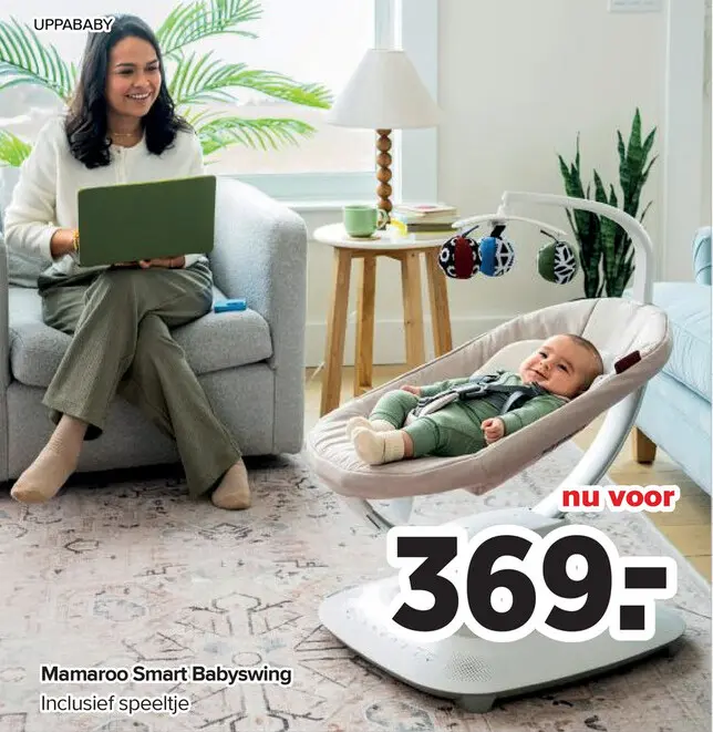 Aanbieding: Mamaroo Smart Babyswing