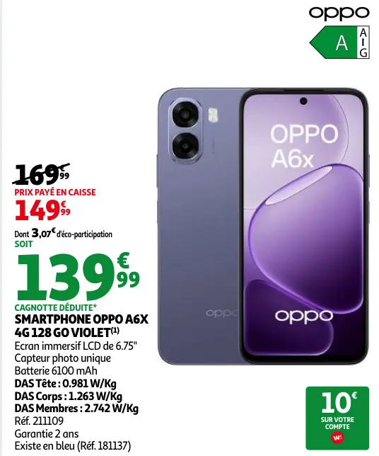 Promotie: Smartphone OPPO A6x