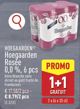 Offre: Hoegaarden Rosée 0,0%
