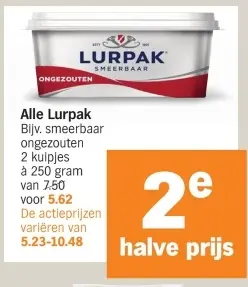 Aanbieding: Lurpak