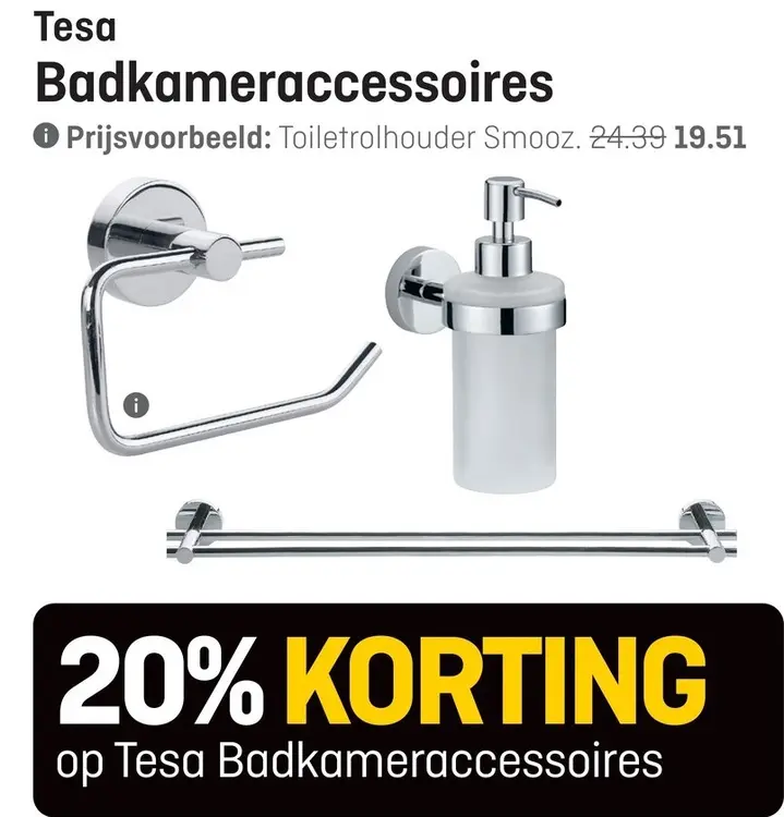 Aanbieding: Badkameraccessoires