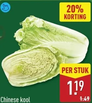 Aanbieding: Chinese kool