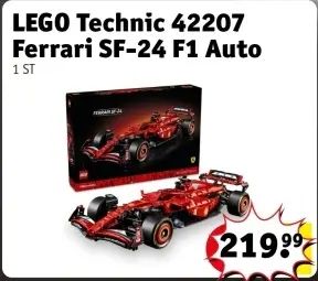 Aanbieding: LEGO Technic 42207 Ferrari SF-24 F1 Auto
