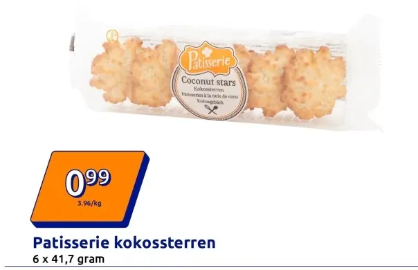 Aanbieding: Patisserie kokossterren