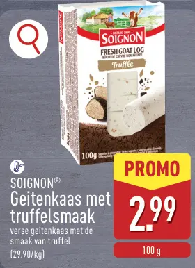 Promotie: Geitenkaas met truffelsmaak