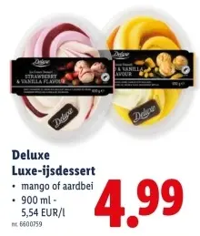 Promotie: Luxe-ijsdessert