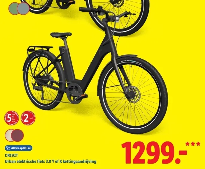 Aanbieding: Urban elektrische fiets 3.0 Y