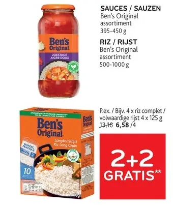 Offre: SAUCES / SAUZEN Ben’s Original assortiment & 