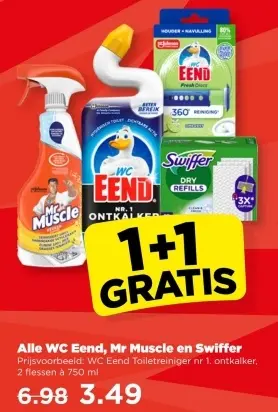 Aanbieding: WC Eend, Mr Muscle en Swiffer