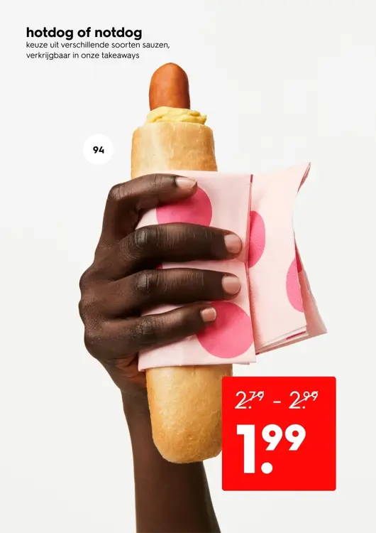 Aanbieding: Hotdog of notdog