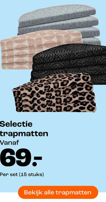 Aanbieding: Selectie trapmatten