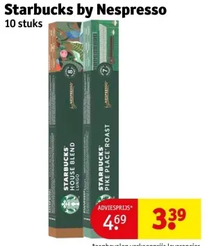 Aanbieding: Starbucks by Nespresso