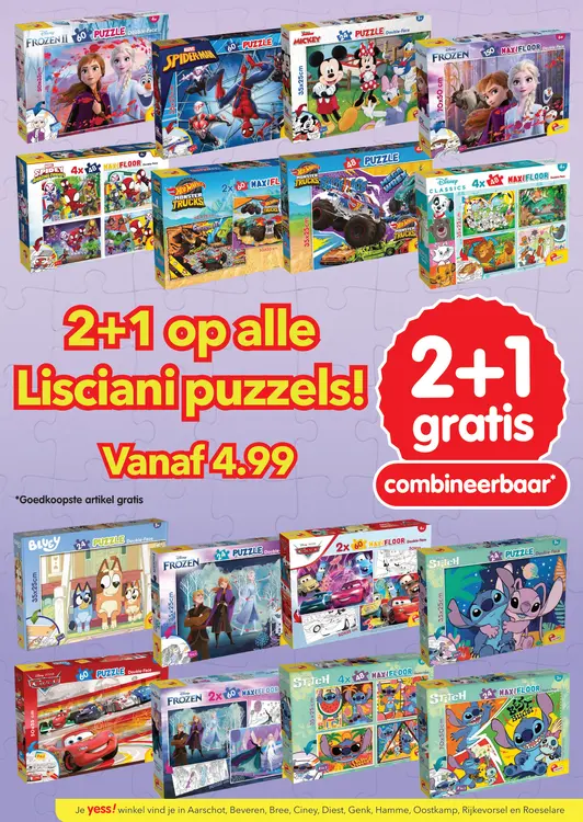 Promotie: Lisciani puzzels