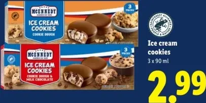 Aanbieding: McEnnedy Ice cream cookies