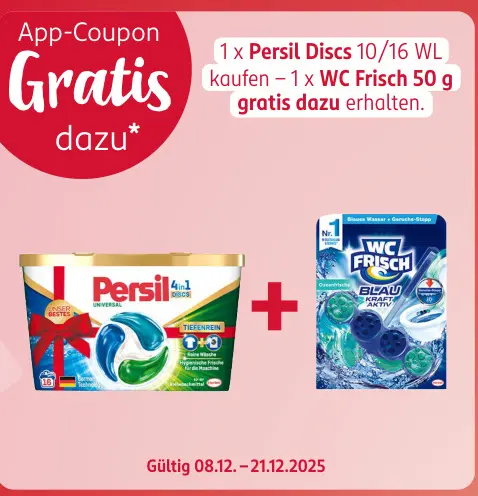 Aanbieding: Persil Discs + WC Frisch
