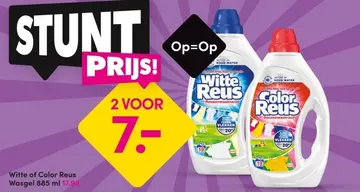 Aanbieding: Witte of Color Reus
