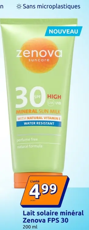 Offre: Lait solaire minéral