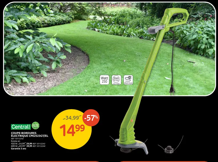 Offre: Coupe-bordures électrique cpe2523gt/el