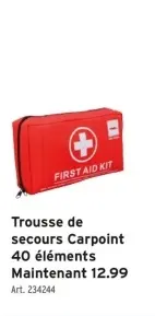 Offre: Trousse de secours Carpoint