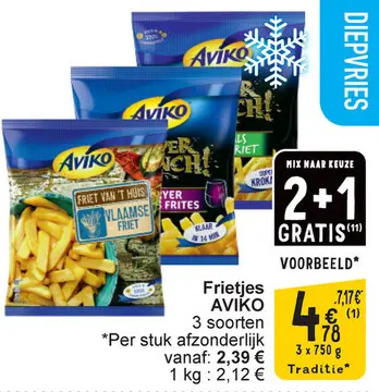 Aanbieding: Frietjes AVIKO