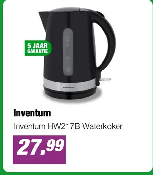 Aanbieding: Inventum HW217B Waterkoker
