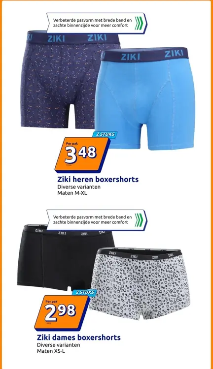 Aanbieding: Ziki boxershorts